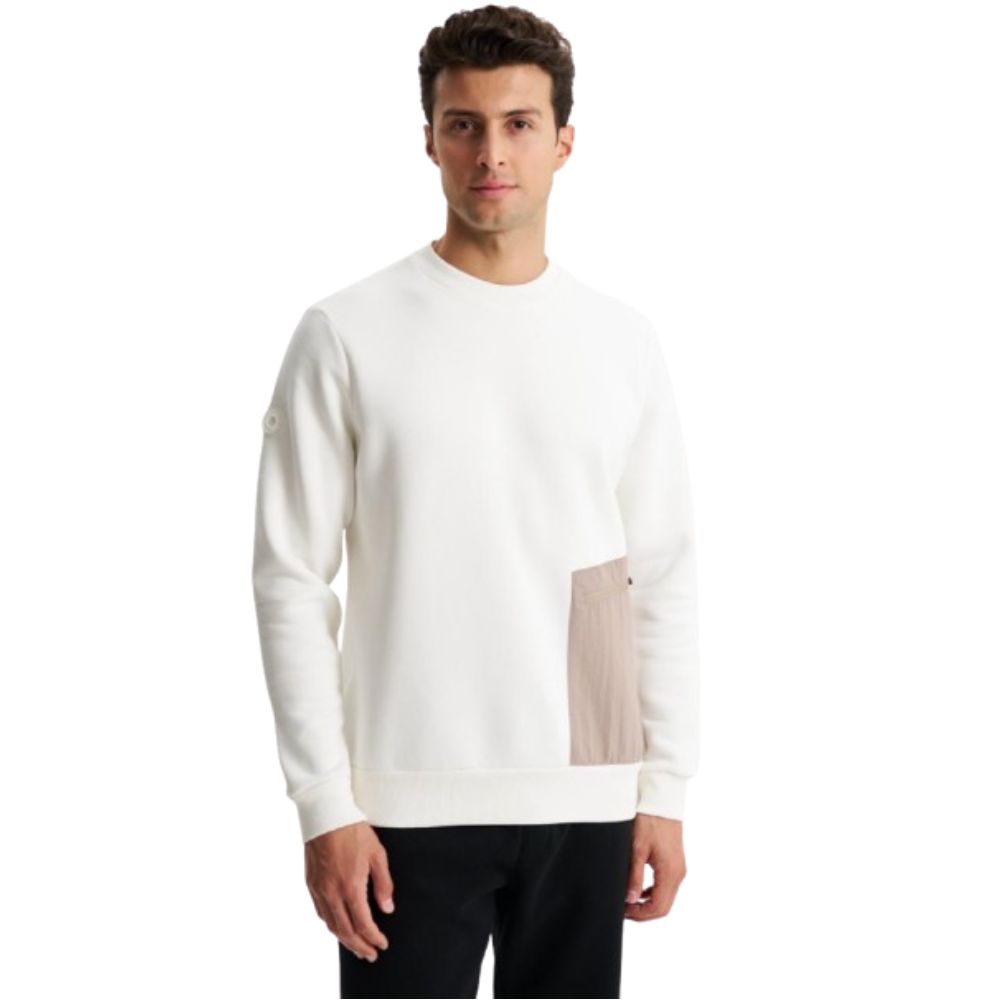 ARMA WHITE/BEIGE MEN SWEATSHIRT